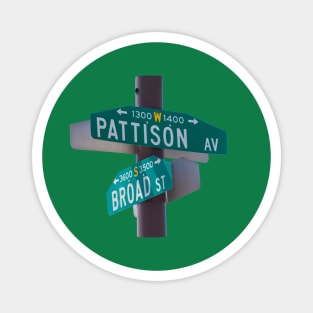 Broad and Pattison Sign Magnet